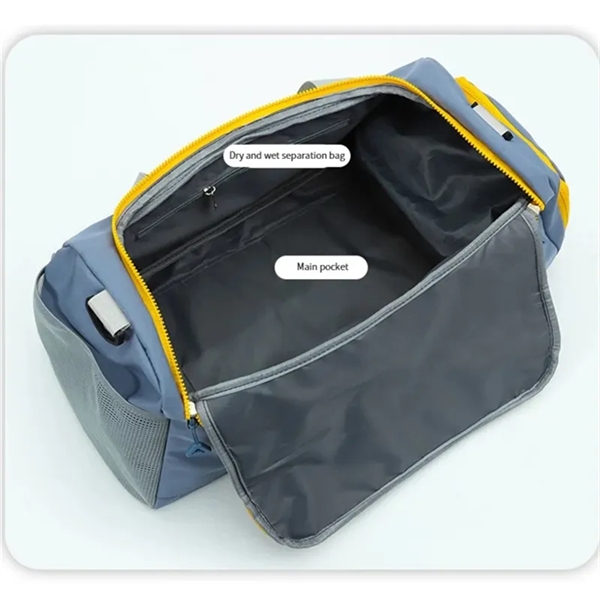 Sports Gym Travel Duffel Bag with Shoes Compartment - Sports Gym Travel Duffel Bag with Shoes Compartment - Image 2 of 5