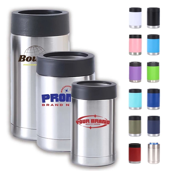 12 oz. Can Cooler Stainless Steel Insulated Universal Holder - 12 oz. Can Cooler Stainless Steel Insulated Universal Holder - Image 0 of 4