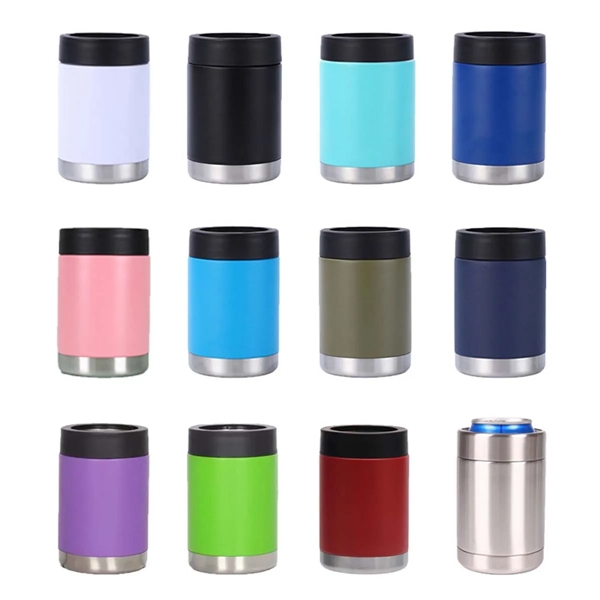 12 oz. Can Cooler Stainless Steel Insulated Universal Holder - 12 oz. Can Cooler Stainless Steel Insulated Universal Holder - Image 1 of 4