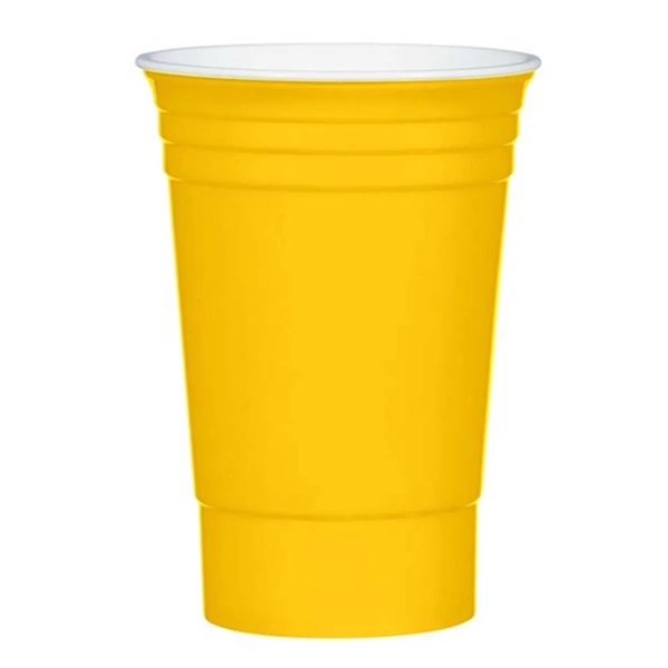 16 Oz. Reusable Big Game Stadium Drink Cocktail Plastic Cup - 16 Oz. Reusable Big Game Stadium Drink Cocktail Plastic Cup - Image 12 of 12