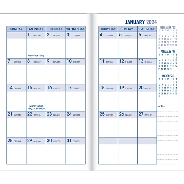 Economy Leatherette Pocket Planner - Economy Leatherette Pocket Planner - Image 2 of 5