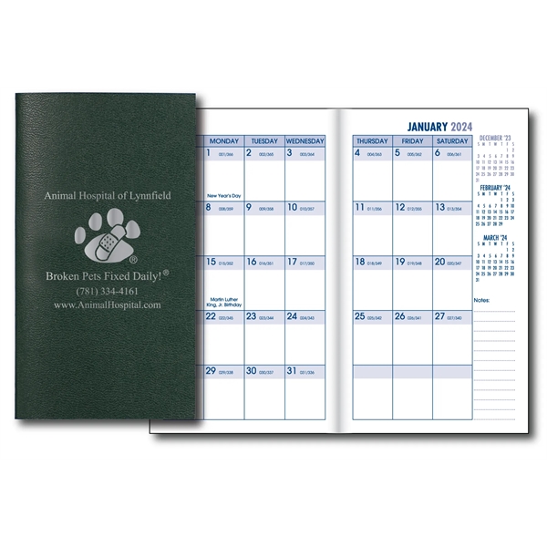 Economy Leatherette Pocket Planner - Economy Leatherette Pocket Planner - Image 0 of 5