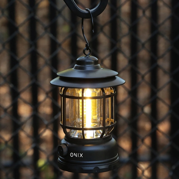 reNew COB Rechargeable Vintage Lantern - reNew COB Rechargeable Vintage Lantern - Image 2 of 3