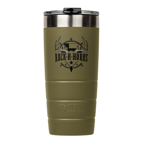 Leakproof 22 oz Bison Tumbler - Stainless Steel - Custom - Leakproof 22 oz Bison Tumbler - Stainless Steel - Custom - Image 17 of 40