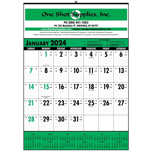 Contractor wall calendar - Contractor wall calendar - Image 0 of 1