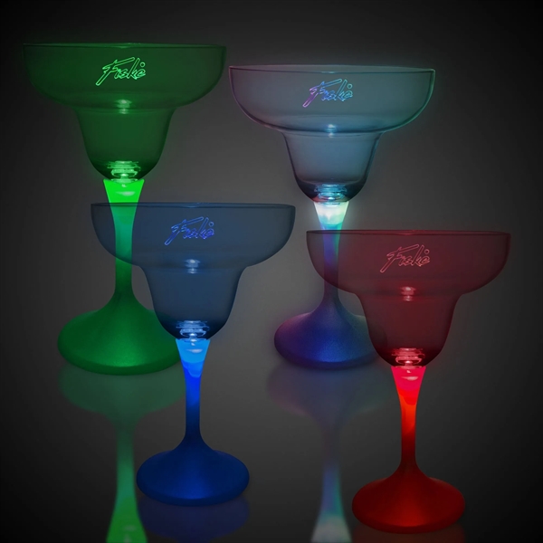 9 oz. Lighted LED Margarita Glass - 9 oz. Lighted LED Margarita Glass - Image 0 of 1