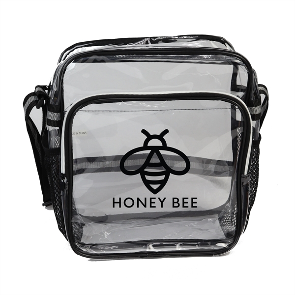 Clear TPU Cross Body Satchel / Messenger Bag - Clear TPU Cross Body Satchel / Messenger Bag - Image 0 of 0