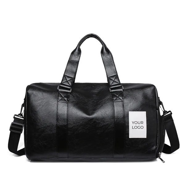 Gym Duffel Bag with Waterproof Shoe Pouch - Gym Duffel Bag with Waterproof Shoe Pouch - Image 0 of 5