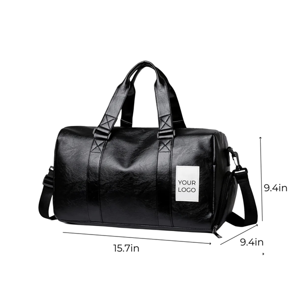 Gym Duffel Bag with Waterproof Shoe Pouch - Gym Duffel Bag with Waterproof Shoe Pouch - Image 2 of 5