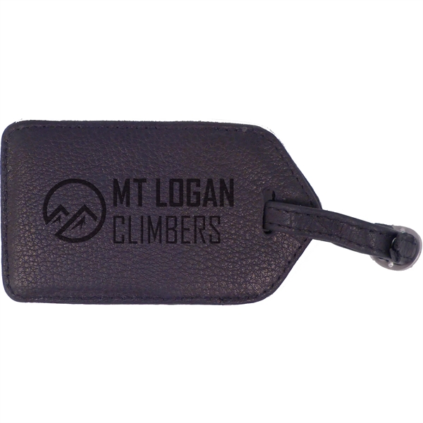 Custom Navajo Canyon Leather Luggage Tag