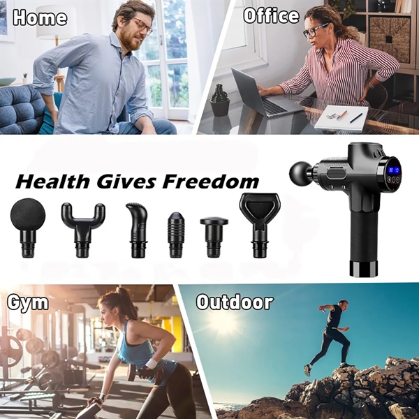Deep Tissue Massager Portable Muscle Massage Gun - Deep Tissue Massager Portable Muscle Massage Gun - Image 2 of 3