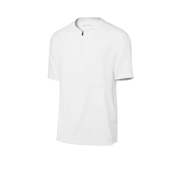 Sport-Tek Repeat 1/2-Zip Short Sleeve Jacket - Sport-Tek Repeat 1/2-Zip Short Sleeve Jacket - Image 33 of 34