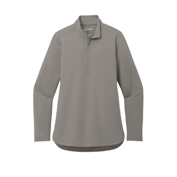 Port Authority Women's C-FREE Double Knit 1/4-Zip - Port Authority Women's C-FREE Double Knit 1/4-Zip - Image 10 of 29