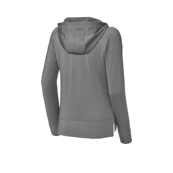 Sport-Tek Women's Sport-Wick Stretch 1/2-Zip Hoodie - Sport-Tek Women's Sport-Wick Stretch 1/2-Zip Hoodie - Image 9 of 24