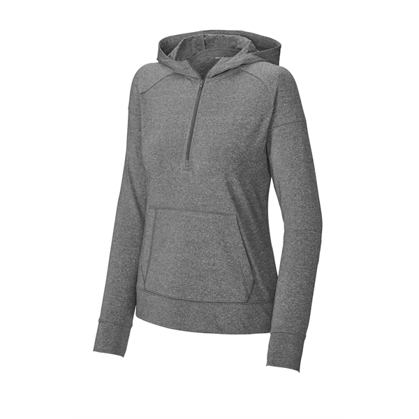 Sport-Tek Women's Sport-Wick Stretch 1/2-Zip Hoodie - Sport-Tek Women's Sport-Wick Stretch 1/2-Zip Hoodie - Image 13 of 24