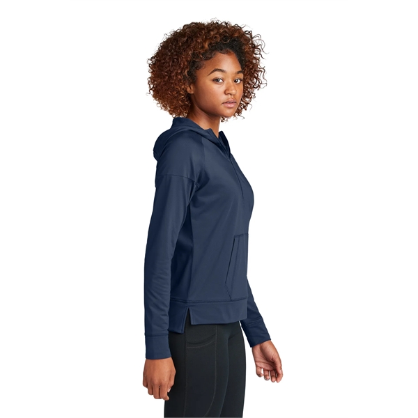 Sport-Tek Women's Sport-Wick Stretch 1/2-Zip Hoodie - Sport-Tek Women's Sport-Wick Stretch 1/2-Zip Hoodie - Image 17 of 24