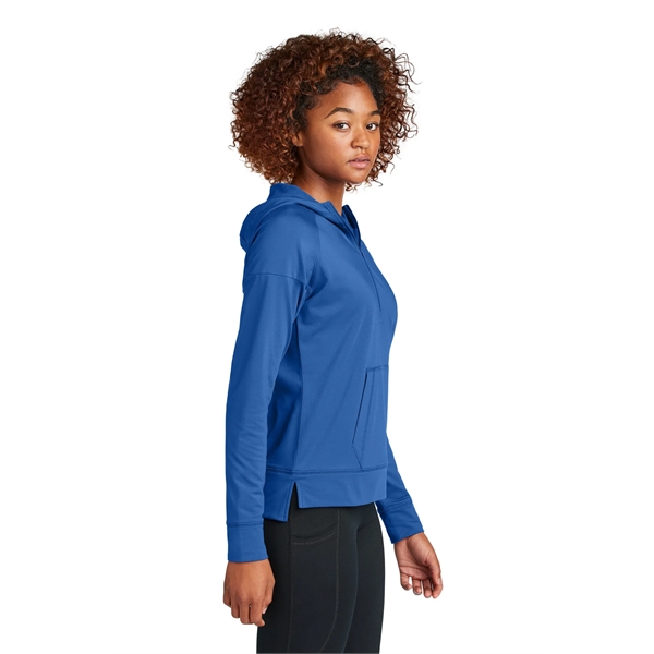 Sport-Tek Women's Sport-Wick Stretch 1/2-Zip Hoodie - Sport-Tek Women's Sport-Wick Stretch 1/2-Zip Hoodie - Image 22 of 24