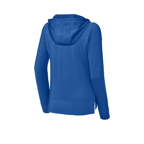 Sport-Tek Women's Sport-Wick Stretch 1/2-Zip Hoodie - Sport-Tek Women's Sport-Wick Stretch 1/2-Zip Hoodie - Image 24 of 24