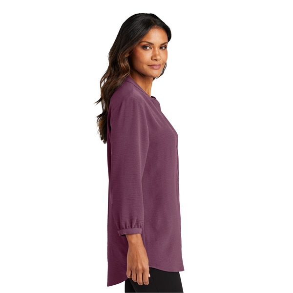 Port Authority Women's 3/4-Sleeve Textured Crepe Tunic - Port Authority Women's 3/4-Sleeve Textured Crepe Tunic - Image 5 of 19