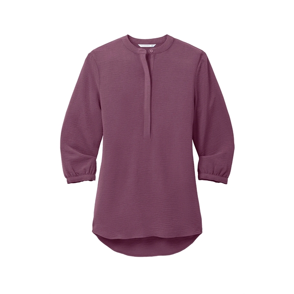 Port Authority Women's 3/4-Sleeve Textured Crepe Tunic - Port Authority Women's 3/4-Sleeve Textured Crepe Tunic - Image 6 of 19