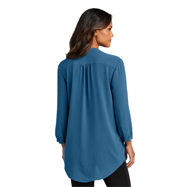 Port Authority Women's 3/4-Sleeve Textured Crepe Tunic - Port Authority Women's 3/4-Sleeve Textured Crepe Tunic - Image 7 of 19