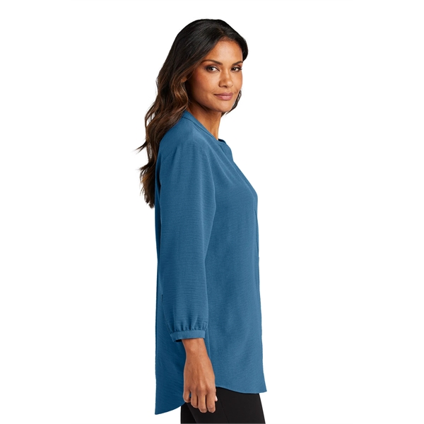 Port Authority Women's 3/4-Sleeve Textured Crepe Tunic - Port Authority Women's 3/4-Sleeve Textured Crepe Tunic - Image 8 of 19