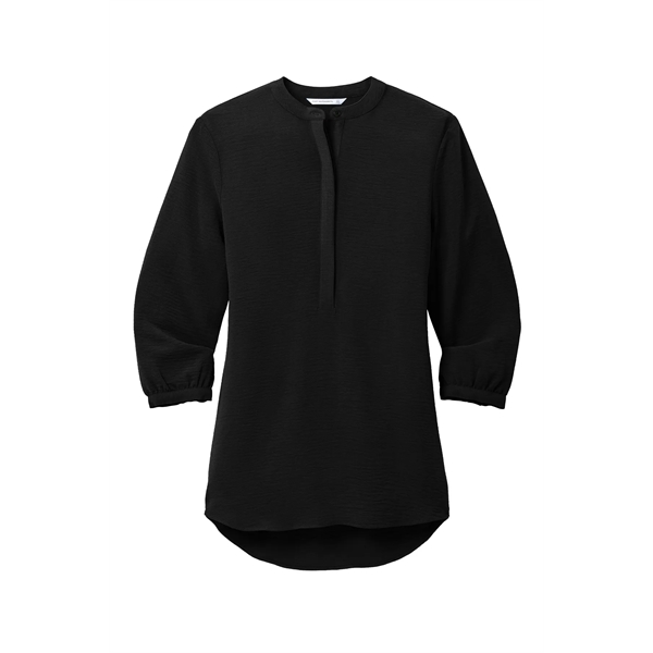 Port Authority Women's 3/4-Sleeve Textured Crepe Tunic - Port Authority Women's 3/4-Sleeve Textured Crepe Tunic - Image 13 of 19