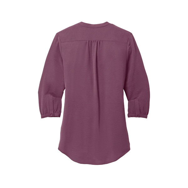 Port Authority Women's 3/4-Sleeve Textured Crepe Tunic - Port Authority Women's 3/4-Sleeve Textured Crepe Tunic - Image 15 of 19