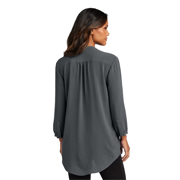 Port Authority Women's 3/4-Sleeve Textured Crepe Tunic - Port Authority Women's 3/4-Sleeve Textured Crepe Tunic - Image 16 of 19