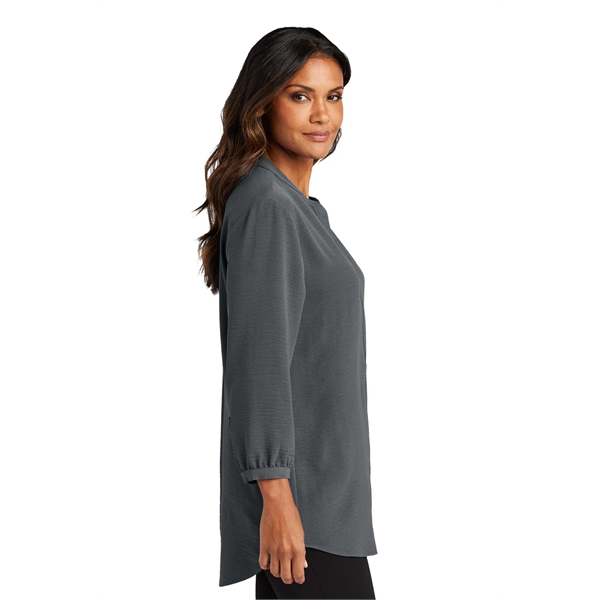 Port Authority Women's 3/4-Sleeve Textured Crepe Tunic - Port Authority Women's 3/4-Sleeve Textured Crepe Tunic - Image 17 of 19