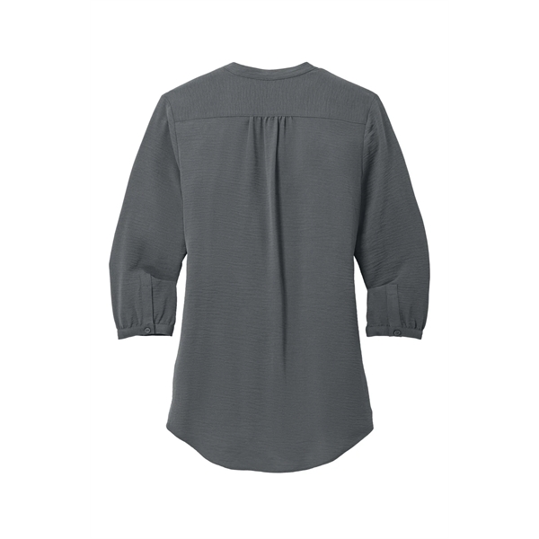 Port Authority Women's 3/4-Sleeve Textured Crepe Tunic - Port Authority Women's 3/4-Sleeve Textured Crepe Tunic - Image 19 of 19