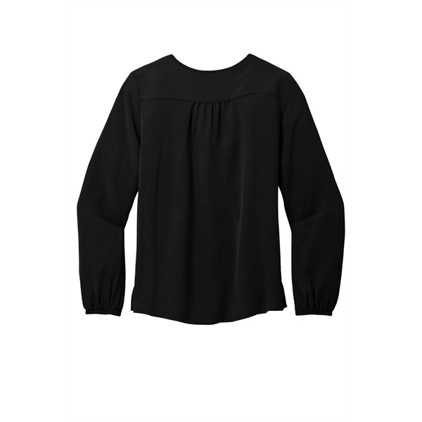 Port Authority Women's Textured Crepe Blouse - Port Authority Women's Textured Crepe Blouse - Image 9 of 14