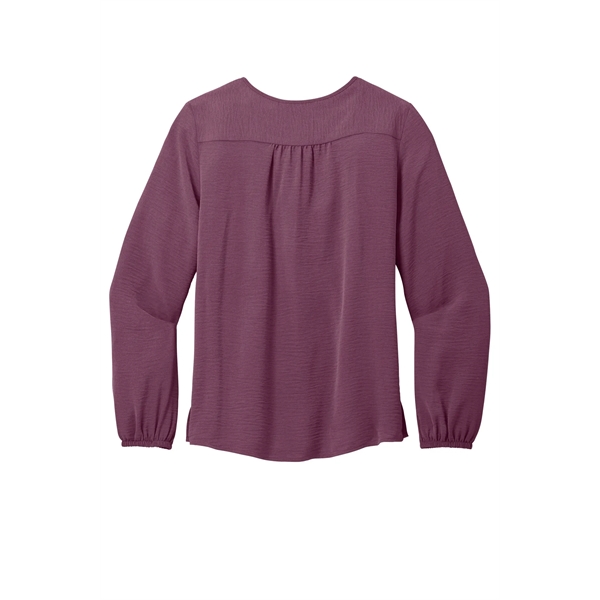 Port Authority Women's Textured Crepe Blouse - Port Authority Women's Textured Crepe Blouse - Image 14 of 14