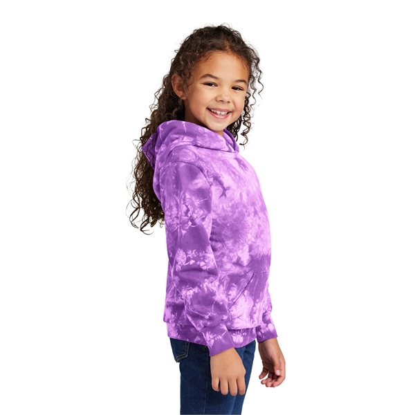 Port & Company Youth Crystal Tie-Dye Pullover Hoodie - Port & Company Youth Crystal Tie-Dye Pullover Hoodie - Image 9 of 24