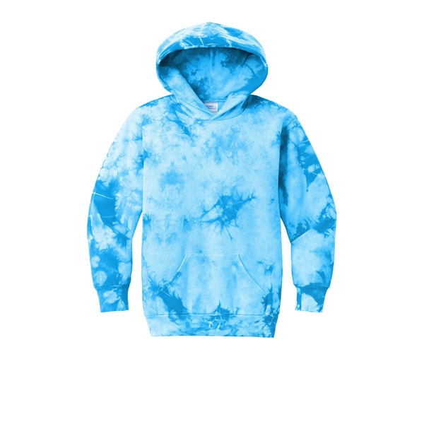 Port & Company Youth Crystal Tie-Dye Pullover Hoodie - Port & Company Youth Crystal Tie-Dye Pullover Hoodie - Image 14 of 24