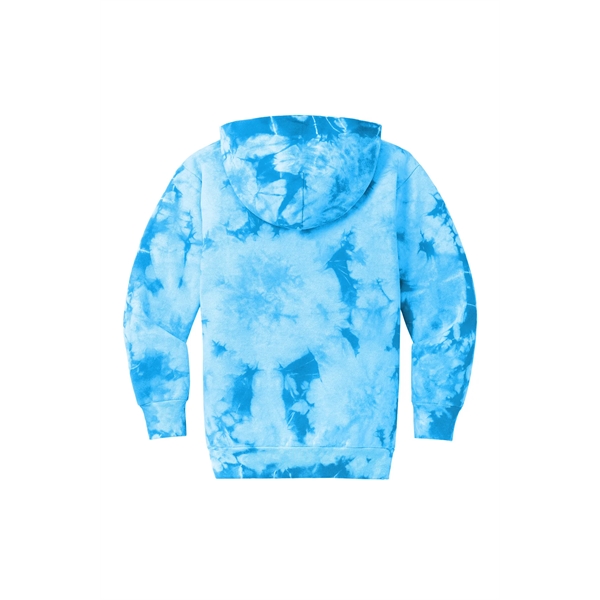 Port & Company Youth Crystal Tie-Dye Pullover Hoodie - Port & Company Youth Crystal Tie-Dye Pullover Hoodie - Image 15 of 24