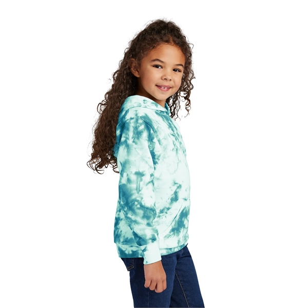 Port & Company Youth Crystal Tie-Dye Pullover Hoodie - Port & Company Youth Crystal Tie-Dye Pullover Hoodie - Image 17 of 24