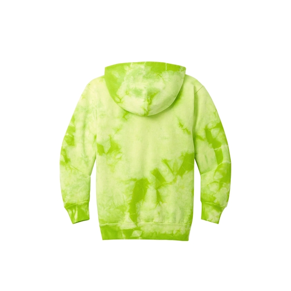 Port & Company Youth Crystal Tie-Dye Pullover Hoodie - Port & Company Youth Crystal Tie-Dye Pullover Hoodie - Image 24 of 24