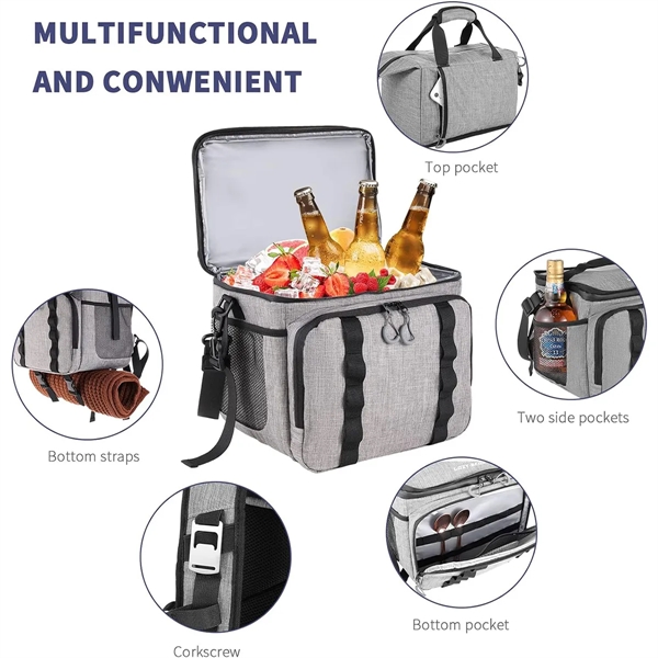 Large Double Layer Waterproof Leak Proof Cooler Backpack - Large Double Layer Waterproof Leak Proof Cooler Backpack - Image 4 of 6