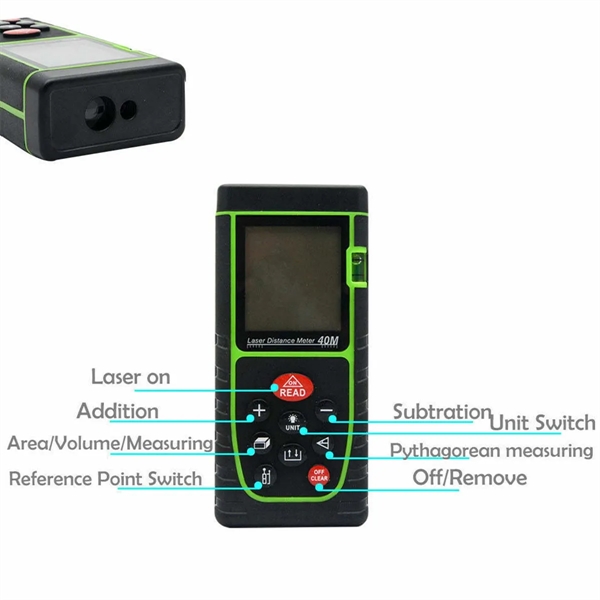 40/60/80/100M Laser Rangefinder Electronic Ruler - 40/60/80/100M Laser Rangefinder Electronic Ruler - Image 2 of 6