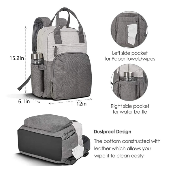 Multifunction Waterproof Travel Diaper Totes Bag Backpack - Multifunction Waterproof Travel Diaper Totes Bag Backpack - Image 1 of 6
