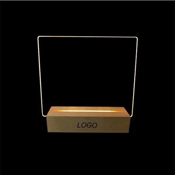 Acrylic Dry Erase Board with Light Up Stand - Acrylic Dry Erase Board with Light Up Stand - Image 4 of 4