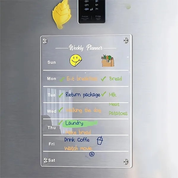 Acrylic Magnetic Dry Erase Board for Fridge - Acrylic Magnetic Dry Erase Board for Fridge - Image 1 of 4