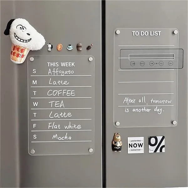 Acrylic Magnetic Dry Erase Board for Fridge - Acrylic Magnetic Dry Erase Board for Fridge - Image 0 of 4