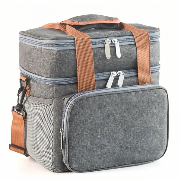 Double Cooler Lunch Bag - Double Cooler Lunch Bag - Image 4 of 4