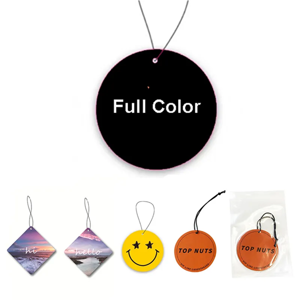 3" Paper Full Color Car Air Freshener - 3" Paper Full Color Car Air Freshener - Image 0 of 2