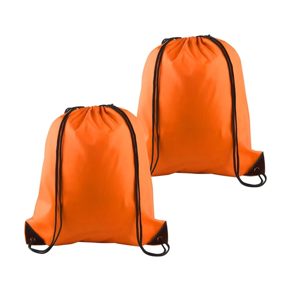 420D Polyester Drawstring Backpack Bag - 420D Polyester Drawstring Backpack Bag - Image 8 of 14