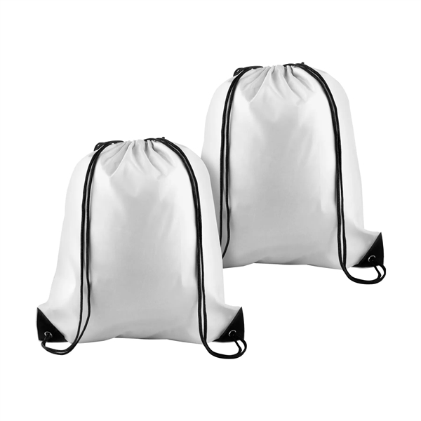420D Polyester Drawstring Backpack Bag - 420D Polyester Drawstring Backpack Bag - Image 13 of 14