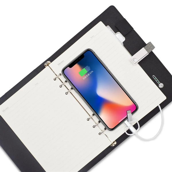 Wireless Charging Notebook With Power Bank & U disk - Wireless Charging Notebook With Power Bank & U disk - Image 2 of 5