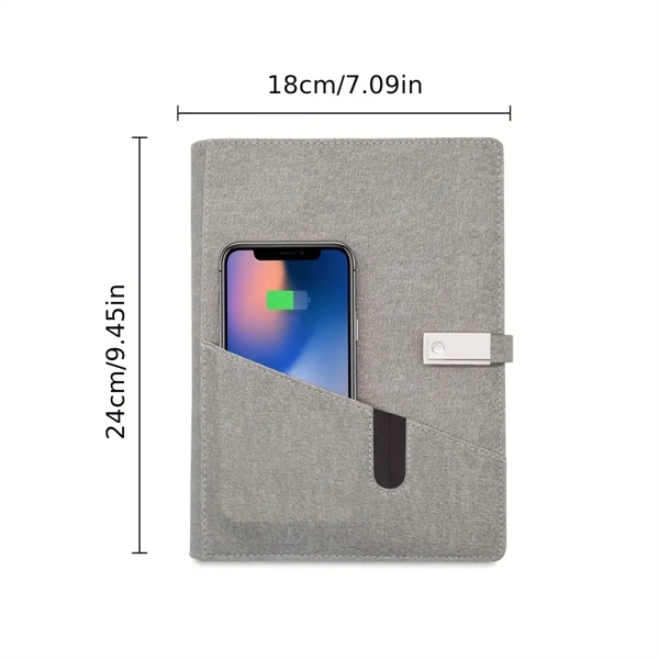 Wireless Charging Notebook With Power Bank & U disk - Wireless Charging Notebook With Power Bank & U disk - Image 5 of 5